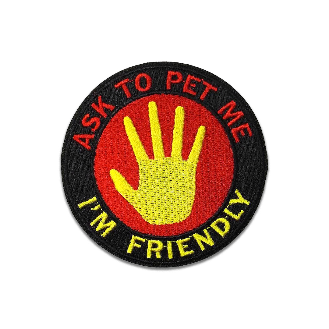 Ask To Pet Me Patch