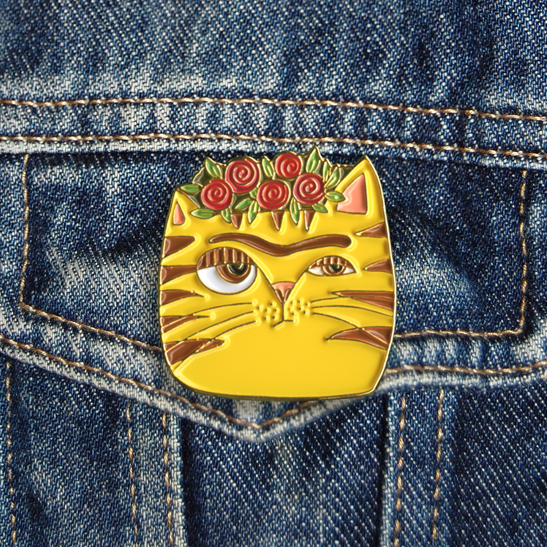 Frida Cat Pin