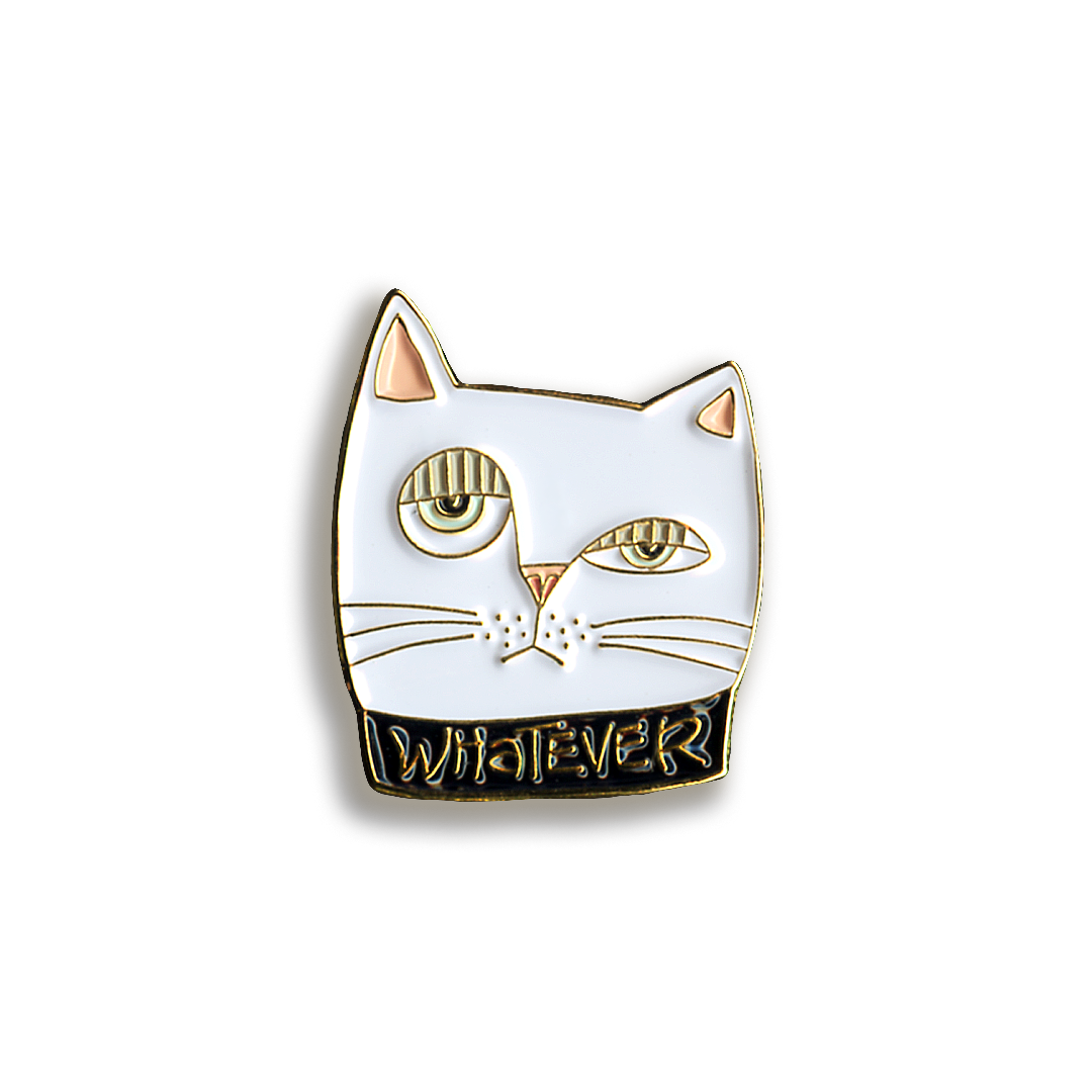 Whatever Cat Pin