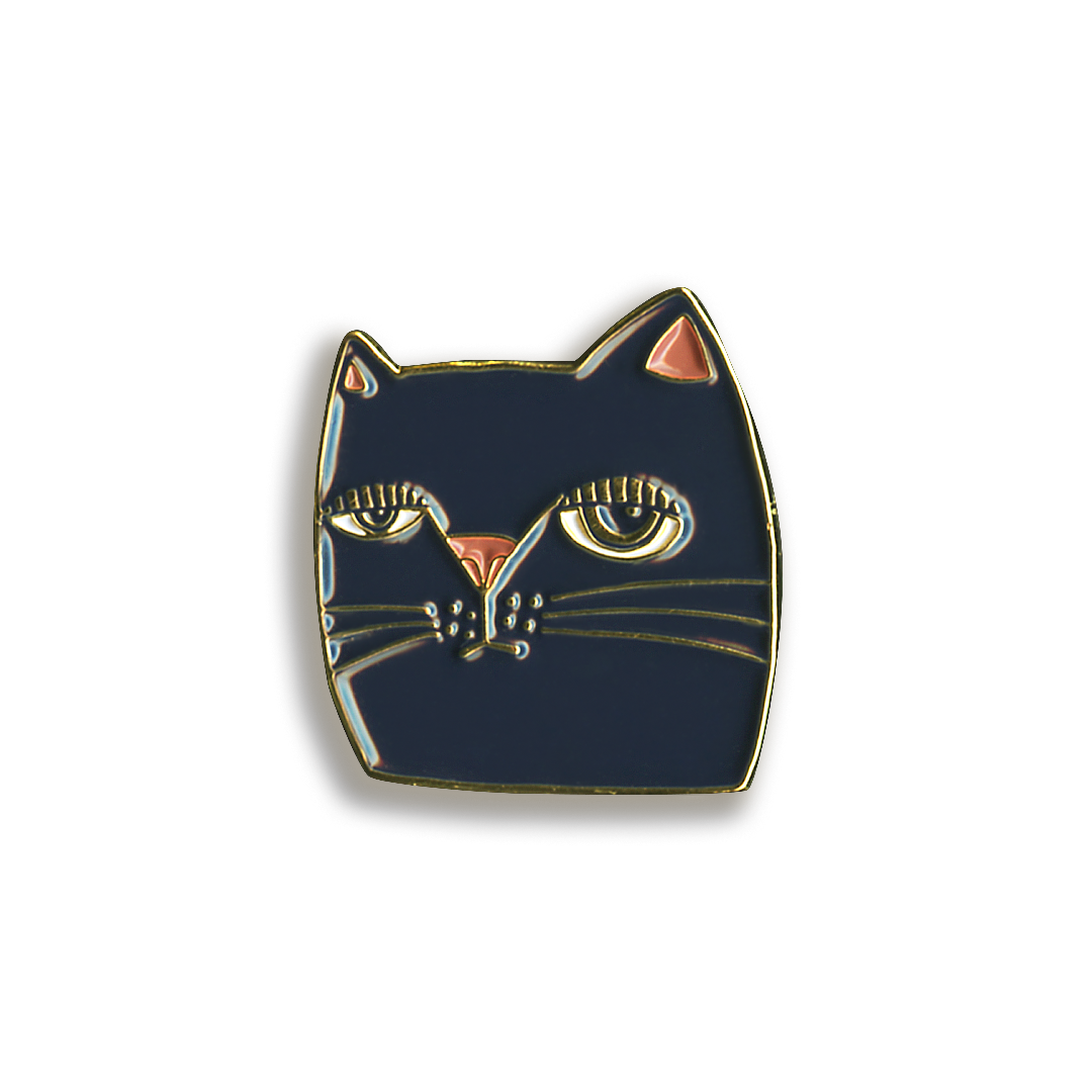 Black Cat Pin