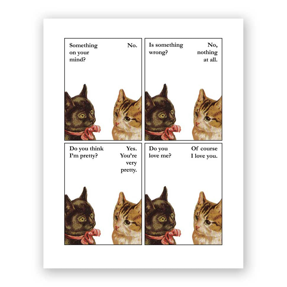 11 x 14 Art Print - Pretty Kitties
