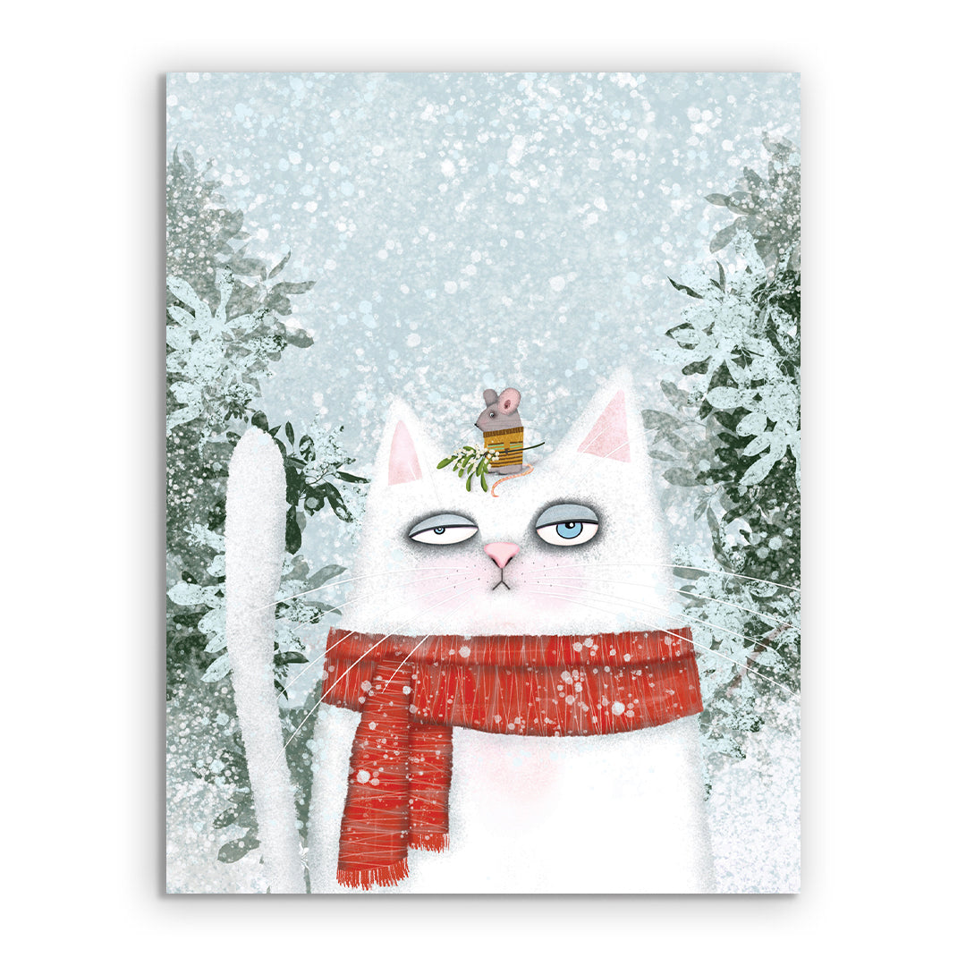 Cat & Mouse Holiday Card