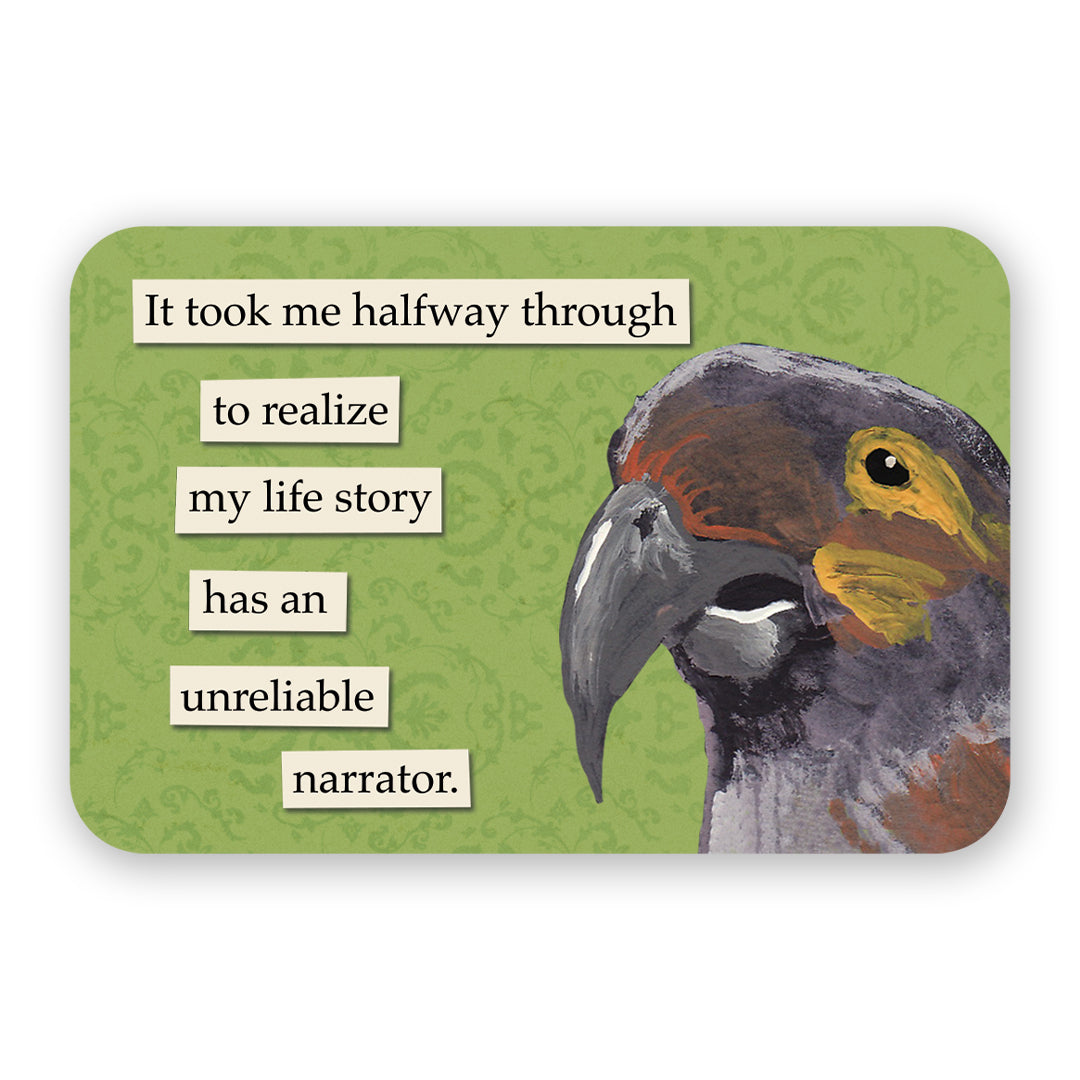 Narrator Sticker TROUBLED BIRDS – Page 7 – The Mincing Mockingbird & The Frantic Meerkat