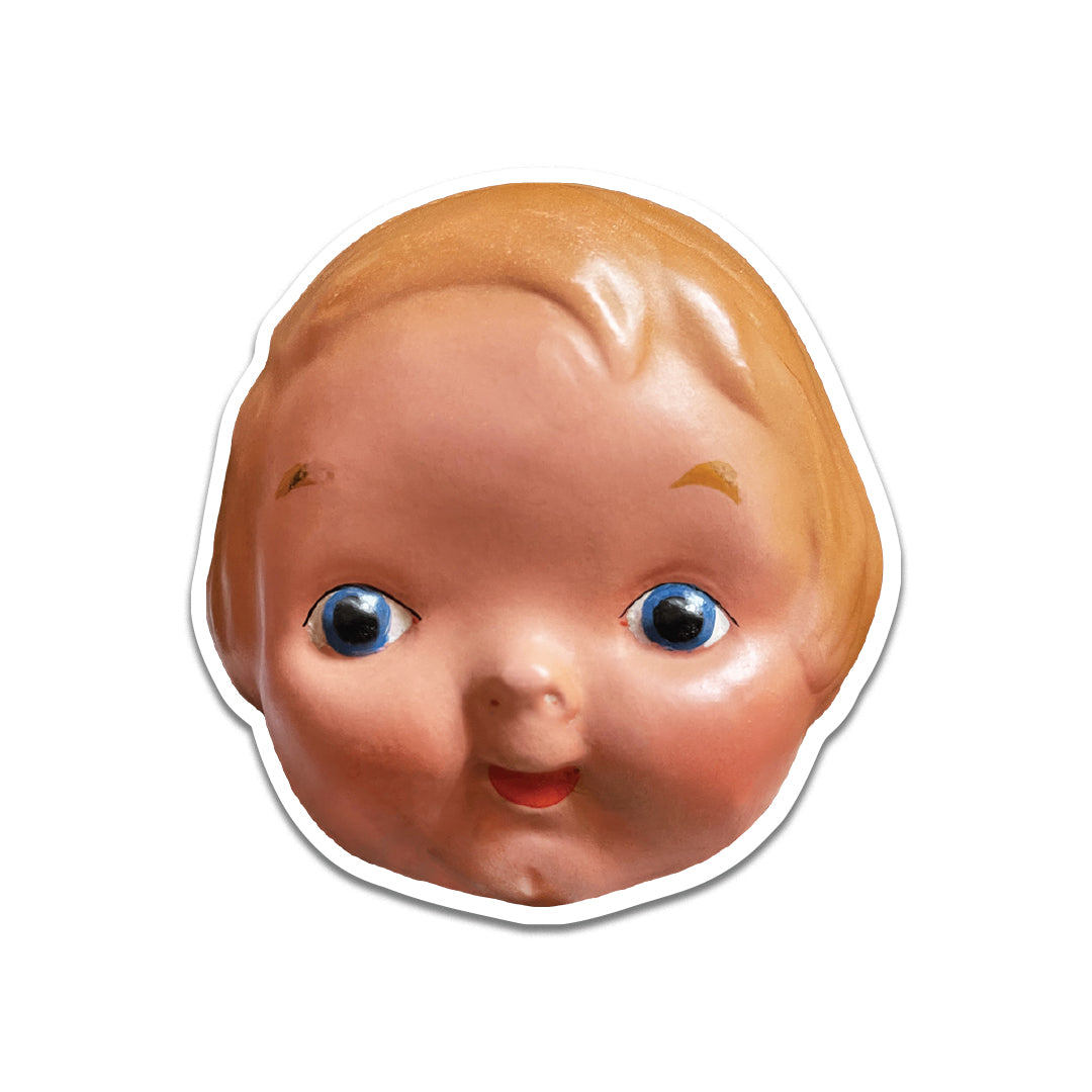 Blue Eyes Doll Sticker