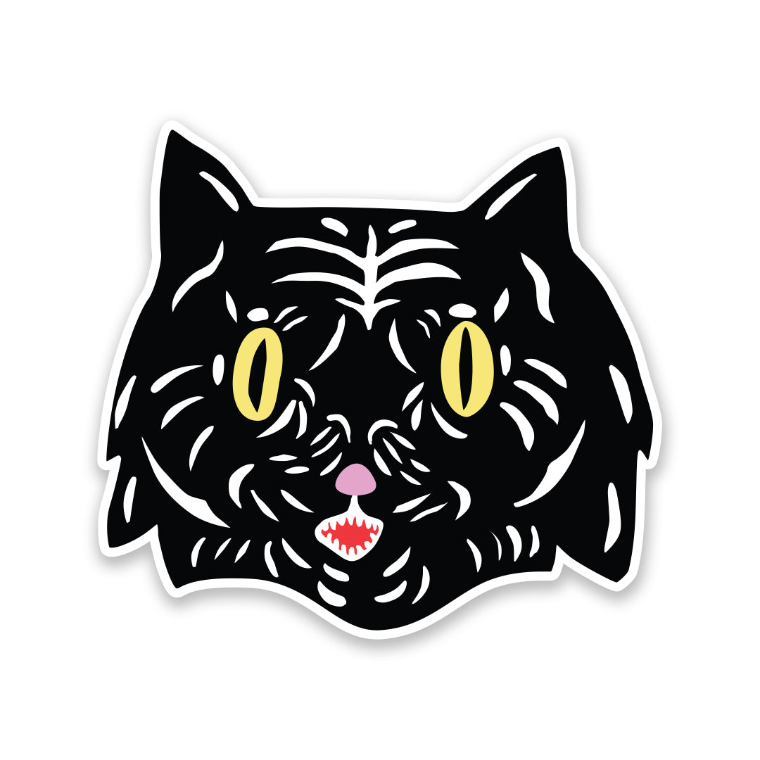 Black Cat Sticker