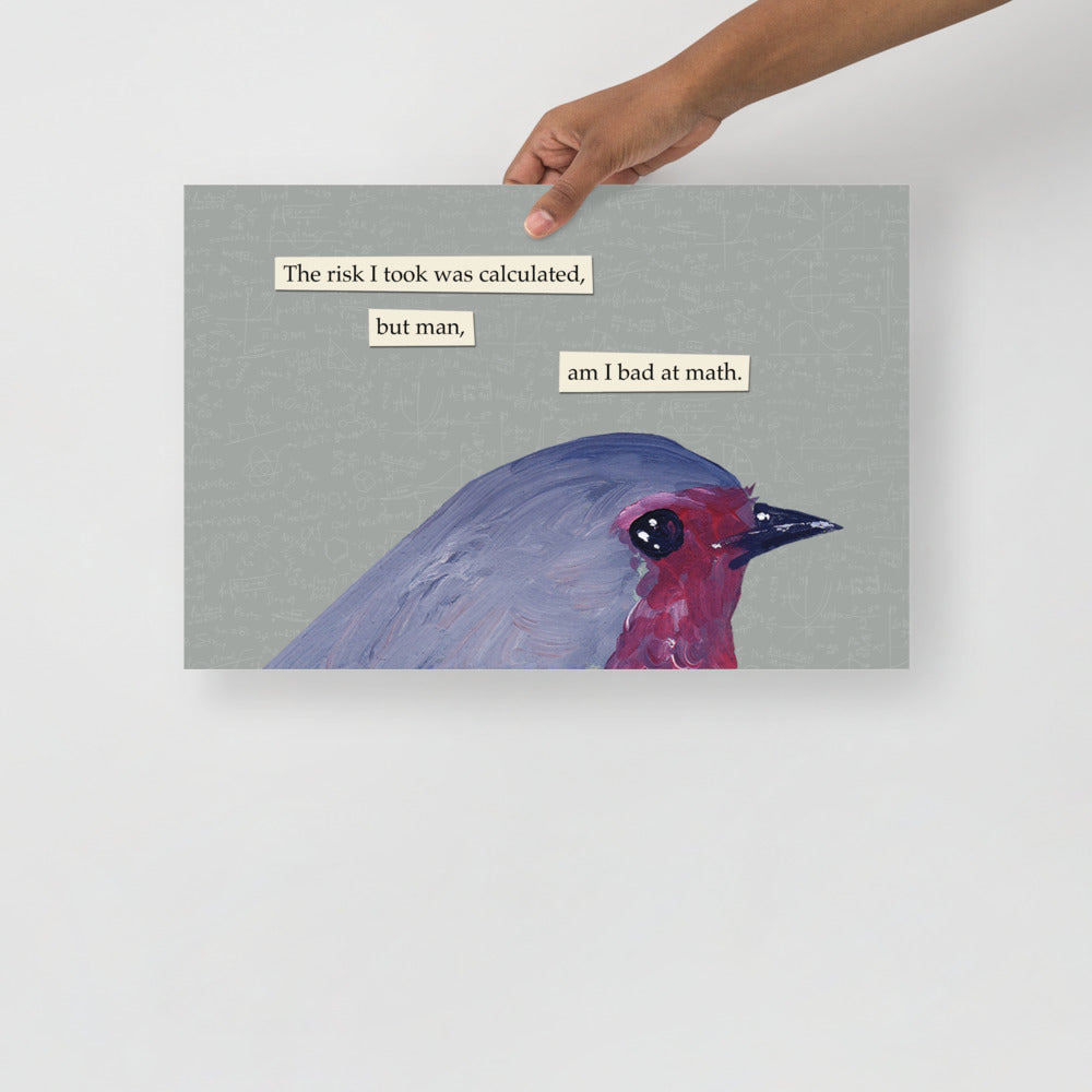 Risk - Troubled Birds - Matte Poster