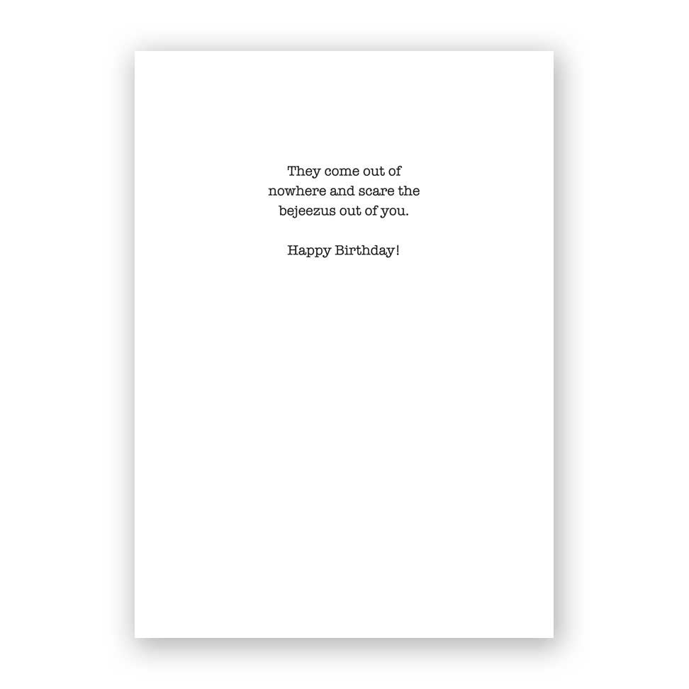 Birthdays Are Like Birds Birthday Card