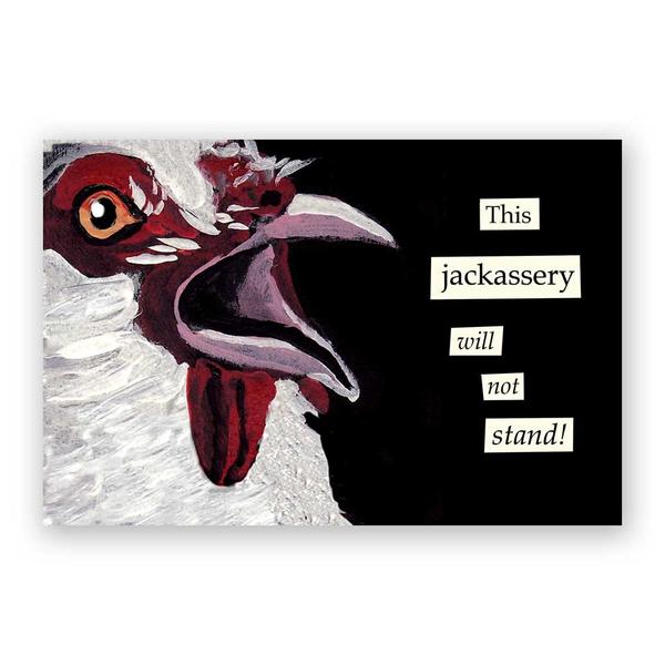 Jackassery Postcards - Set of 12 - Troubled Birds