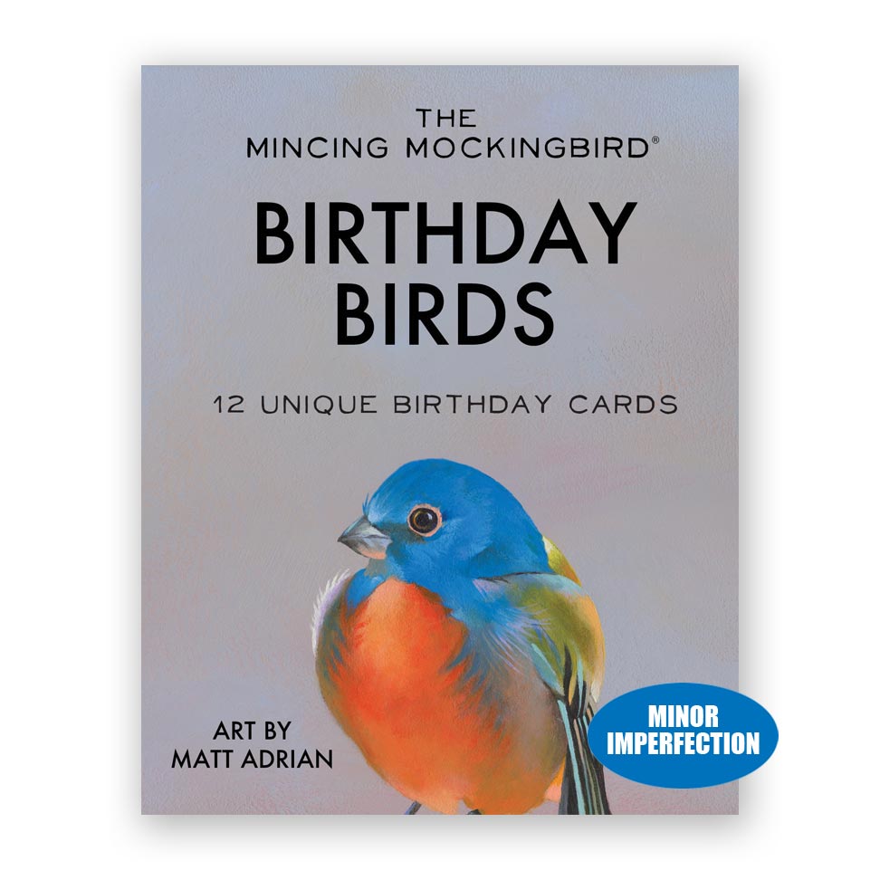 Sale - Matt Adrian Bird Birthday Box Set of 12